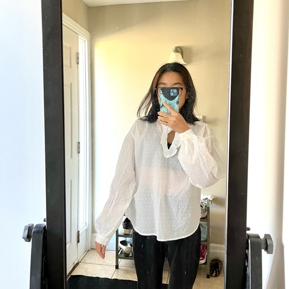 Brand new white blouse from Gap, size XS - Picture 6 of 6